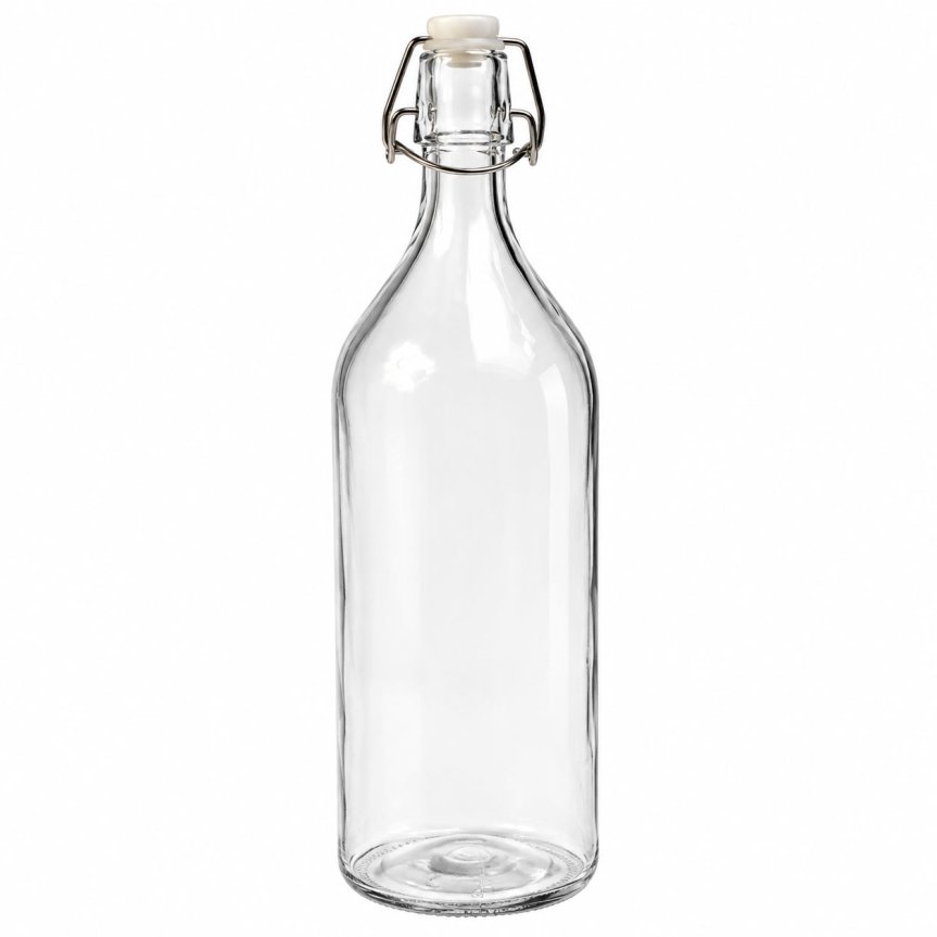 Zoombild von Glasflasche mit Bügelverschluss 1 Liter