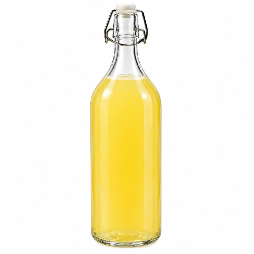 Zoombild von Glasflasche mit Bügelverschluss 1 Liter