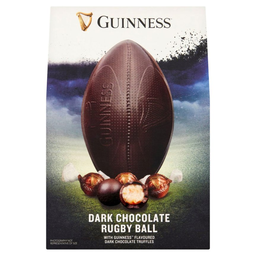 Guinness Rugby Ball Ostereier und Pralinen