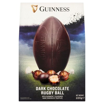 Guinness Rugby Ball Ostereier und Pralinen 225g