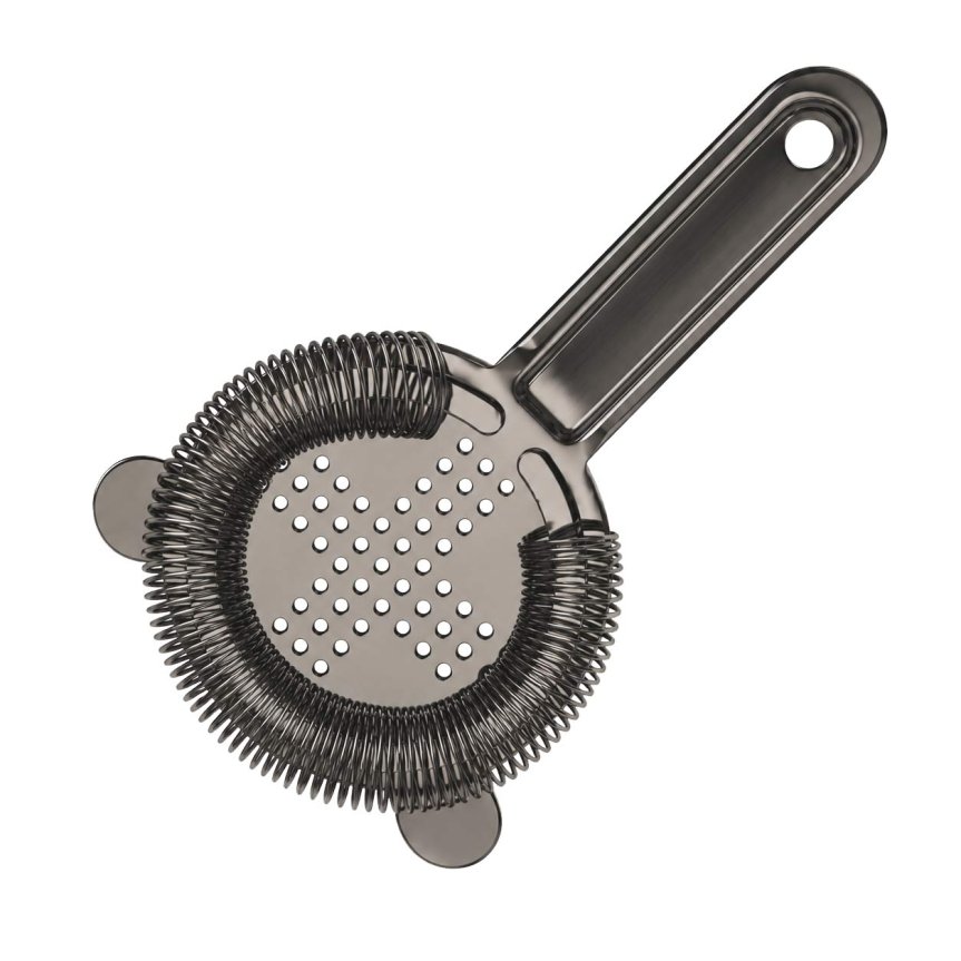 Zoombild von Cocktailsieb Hawthorne Gun Metal schwarz