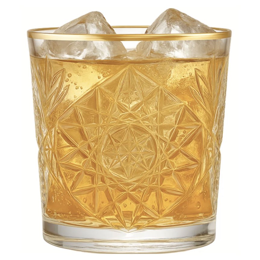 Hobstar Gold whiskyglas