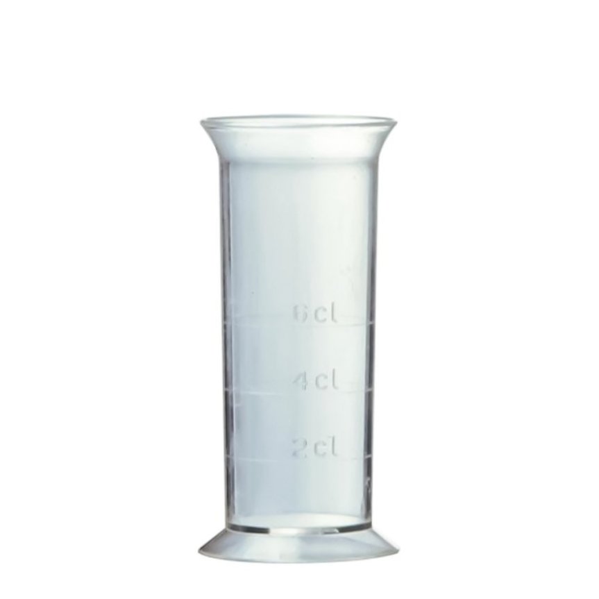 Mätglas plast 6 cl