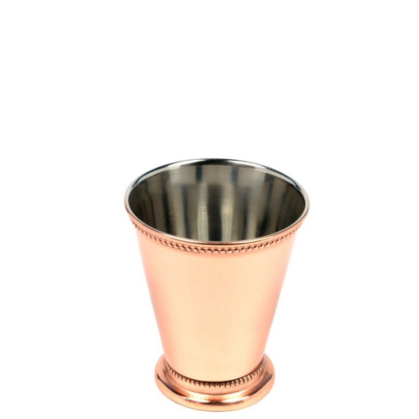 Julep drinkglas kopparpläterad mugg