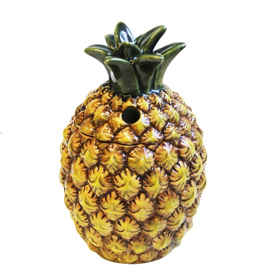 Tiki ananas Pineapple mug mugg glas drinkglas