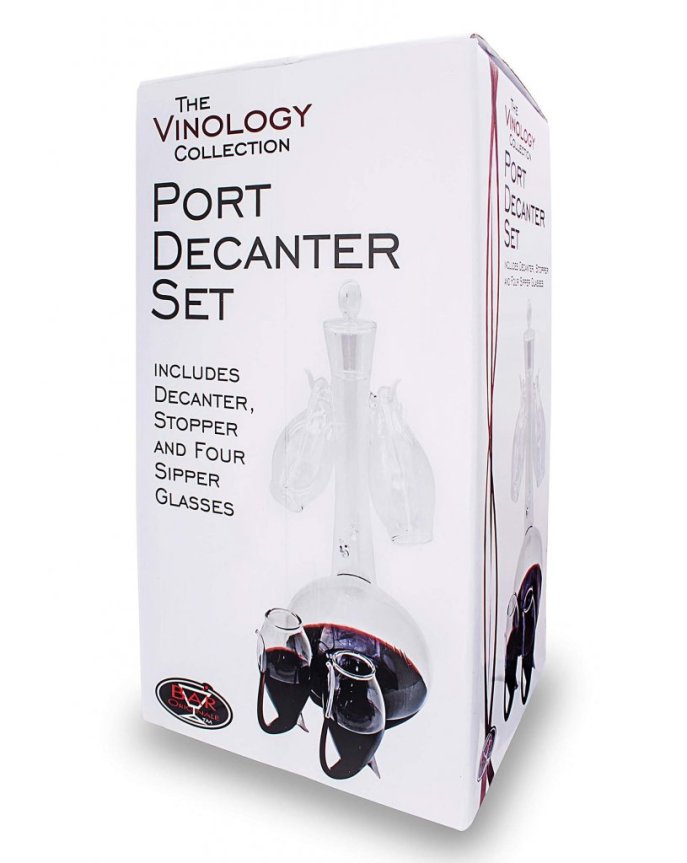 Vinology portvinskaraff med 4 st glas