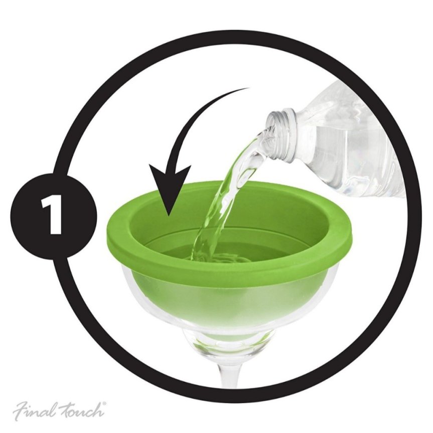 Final Touch margaritaglas med isskorpa