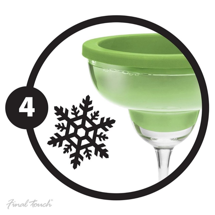 Final Touch margaritaglas med isskorpa