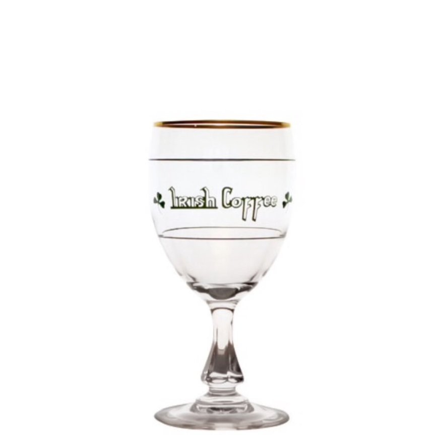 Irish Coffeeglas linjerat