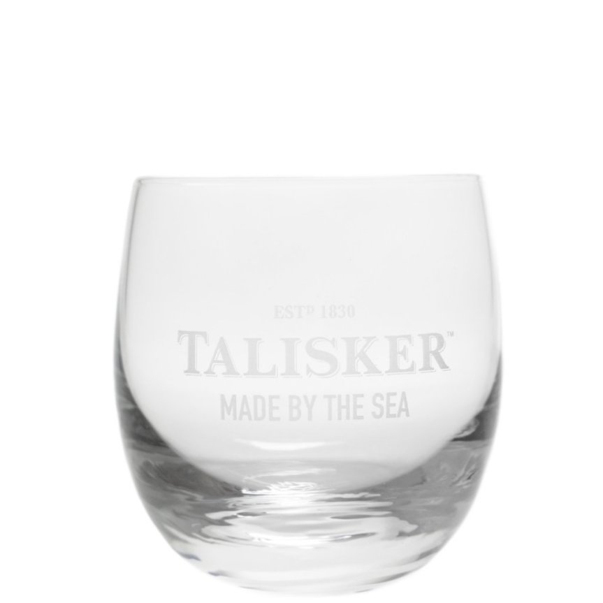 Talisker tumbler glas whisky rundbottnad rund botten