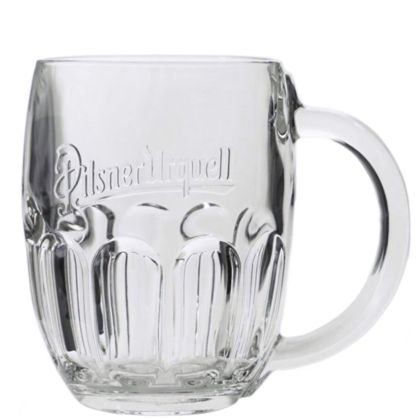 Pilsner Urquell ölsejdel 50 cl tomt glas