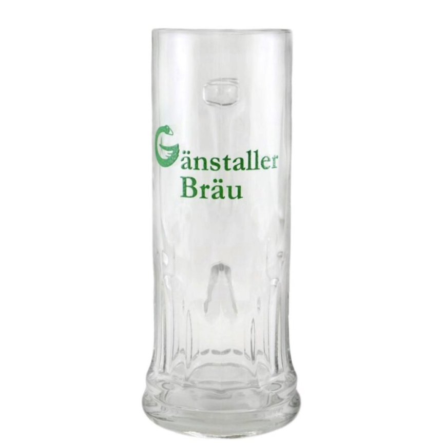 Gänstaller Bräu ölglas ölsejdel Beer tankard