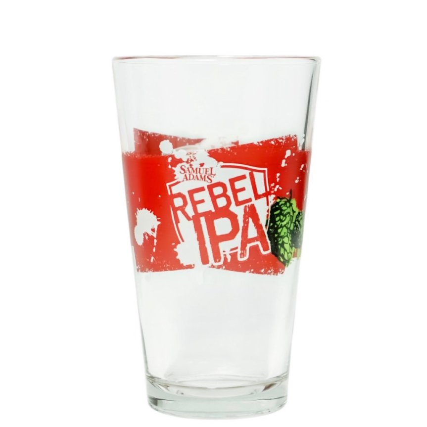 Rebel IPA Samuel Adams ölglas Beer glass