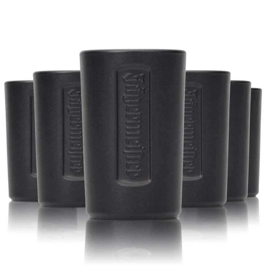 Jägermeister svarta shotglas 6-pack