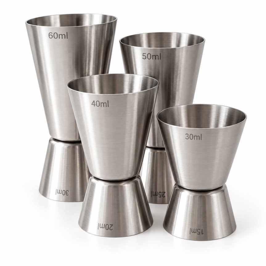Zoombild von Barmaß-Set 4 Stück 1,5–6 cl
