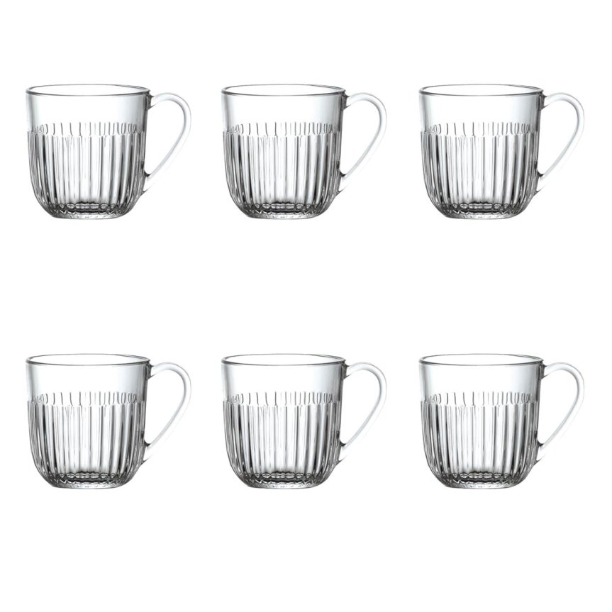Zoombild von La Rochère Ouessant Kaffeeglas mit Henkel 27 cl – 6er-Set