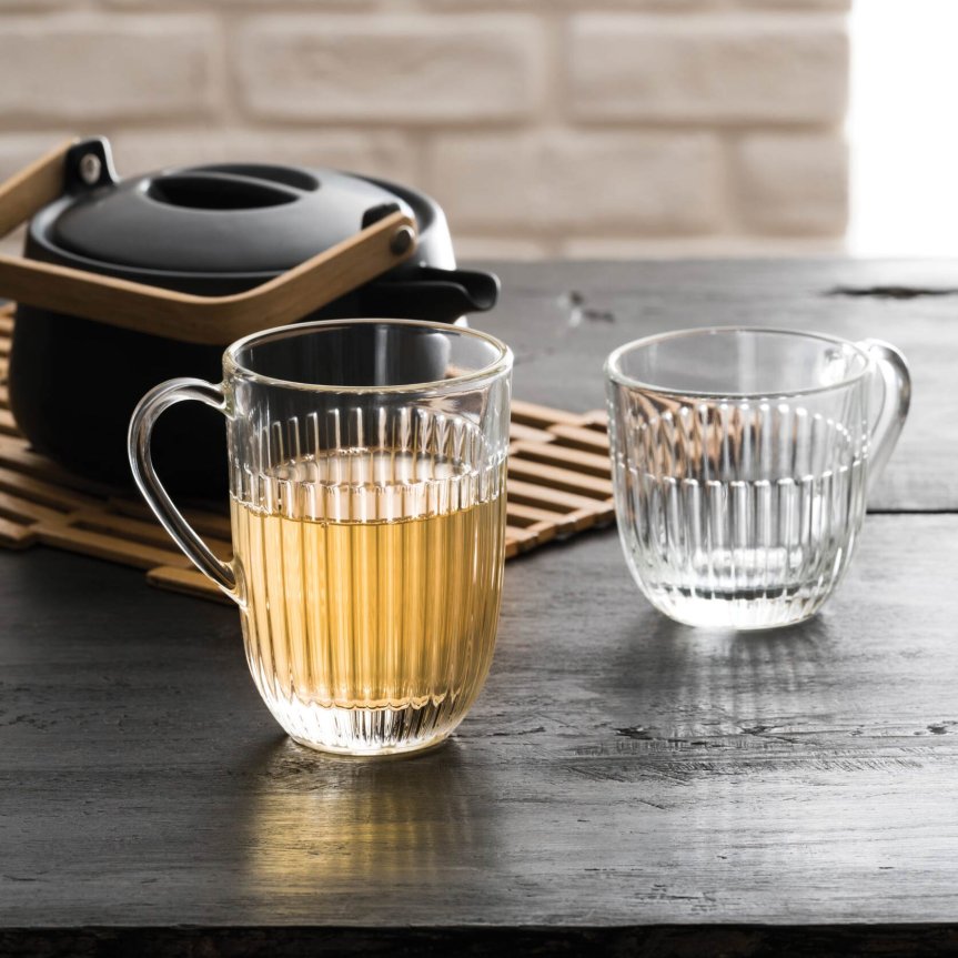 Zoombild von La Rochère Ouessant Kaffeeglas mit Henkel 27 cl – 6er-Set