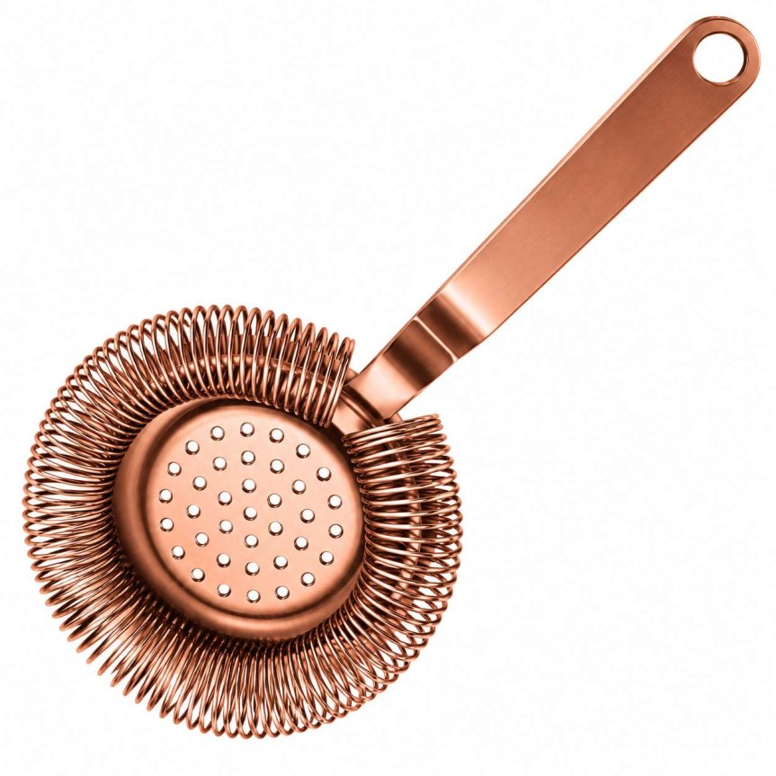 Zoombild von Cocktailsieb Lux Japanischer Stil Kupfer