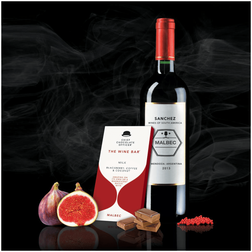The Wine Bars Malbec mjölchoklad 100 gram