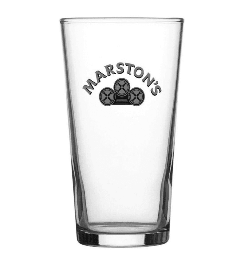 Marston’s ölglas pint