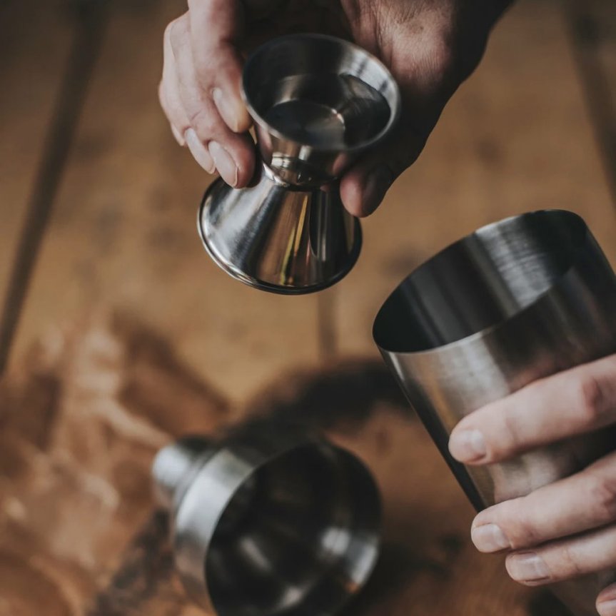 Maya-Messbecher 4-6 cl Edelstahl Dorre