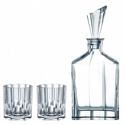 Nachtmann Aspen-Set – 2 Gläser und 1 Whiskykaraffe