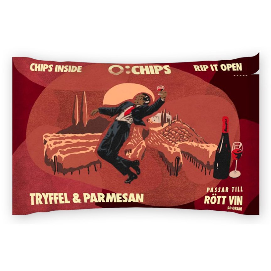 Chips für Rotwein - Trüffel, Parmesan 50 g
