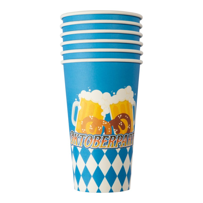 Zoombild von Papierbecher Oktoberfest 6er-Pack