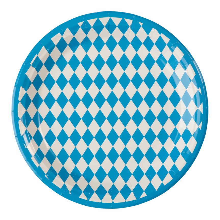 Oktoberfest papperstallrik 10-pack