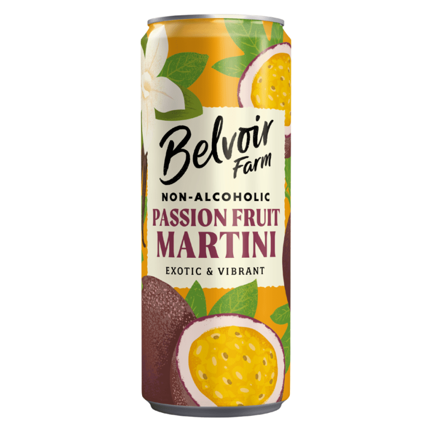 Belvoir Farm Alkoholfreier Passionsfrucht-Martini 25 cl