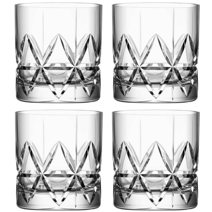 Orrefors Peak Double Old Fashionedglas 4-pack