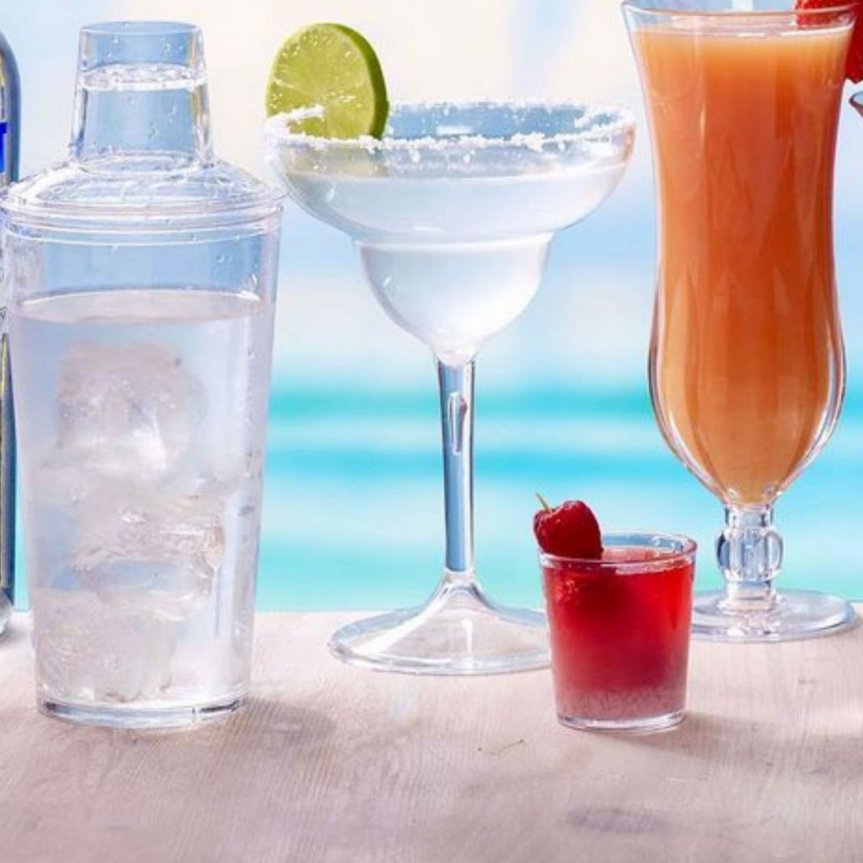 Quila Margaritaglas aus Kunststoff 35,5 cl