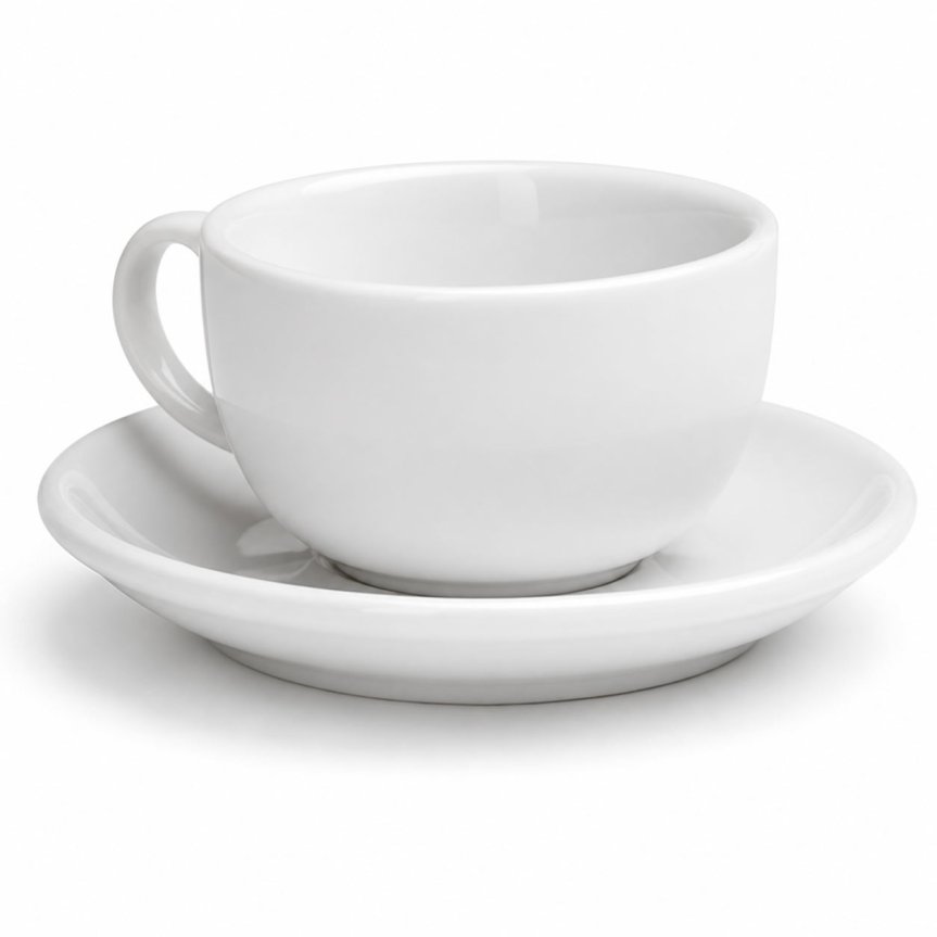 Zoombild von Retro Espressotasse mit Untertasse im 2er-Pack