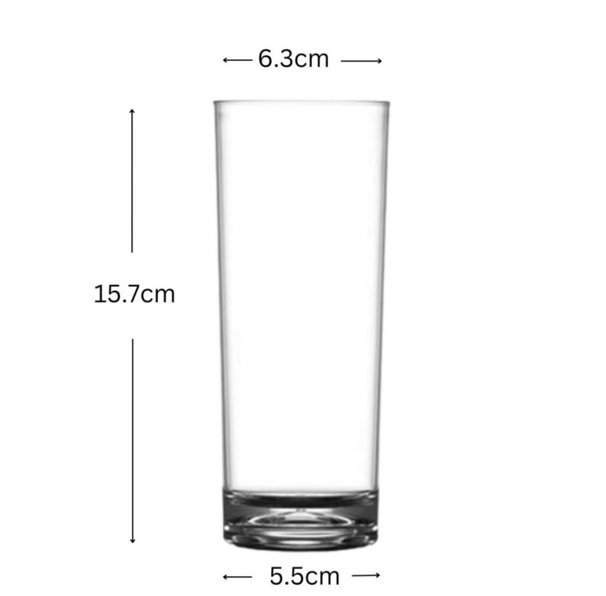 Rio Highballglas aus Kunststoff 34 cl