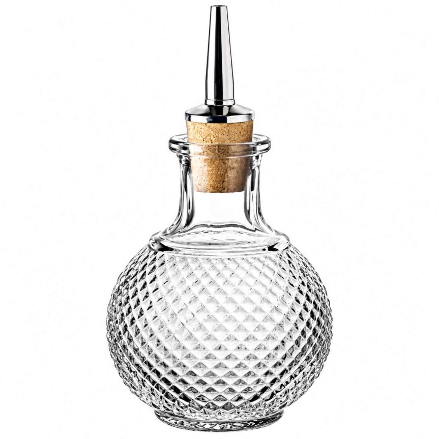 Zoombild von Runde Diamant-Streuflasche 22 cl mit Ausgießer