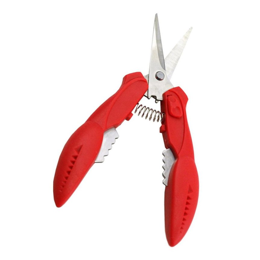 Zange für Meeresfrüchte 17,5 cm rot