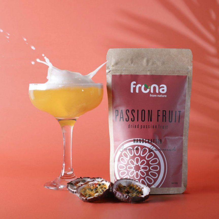Getrocknete Passionsfruchtscheiben Minipackung 10 Gramm