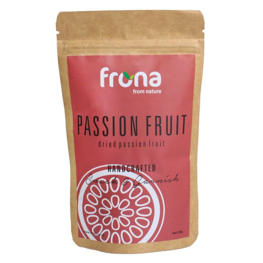 Getrocknete Passionsfruchtscheiben Minipackung 10 Gramm